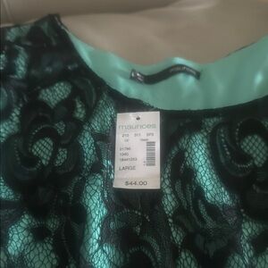 Maurices Black Lace Overlay Dress